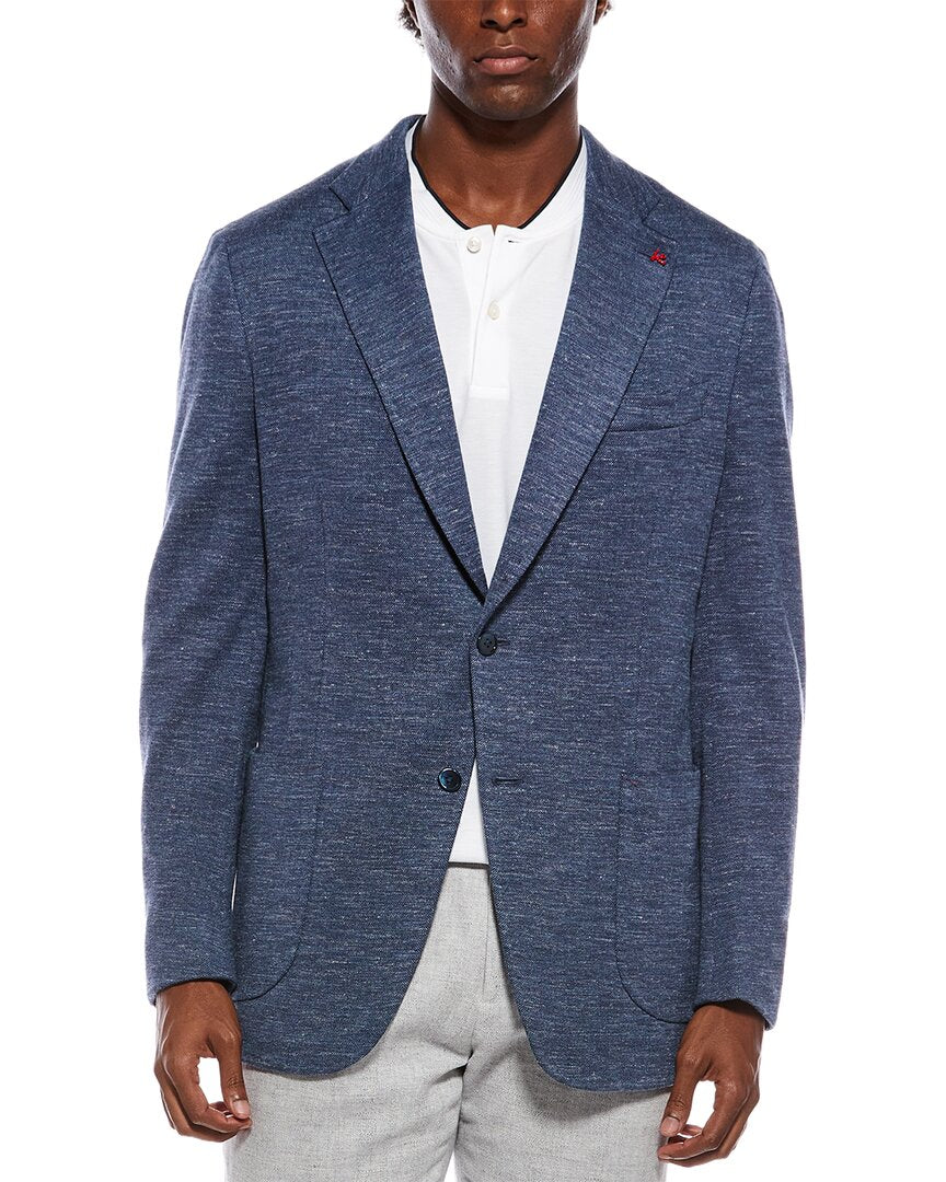 Isaia Isaia Wool, Silk, & Linen-Blend Blazer