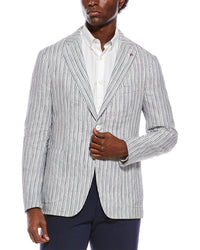 Isaia Isaia Linen & Silk-Blend Jacket