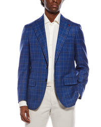Isaia Isaia Wool, Silk, & Linen-Blend Blazer