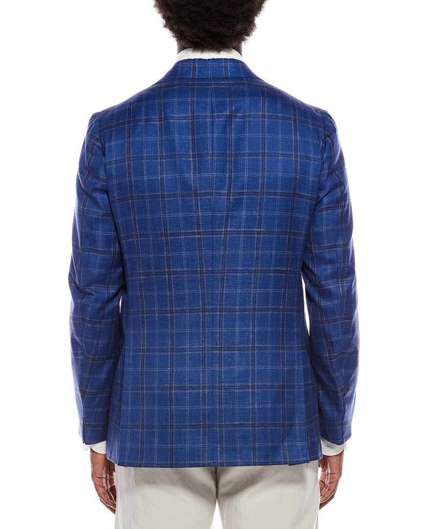 Isaia Isaia Wool, Silk, & Linen-Blend Blazer