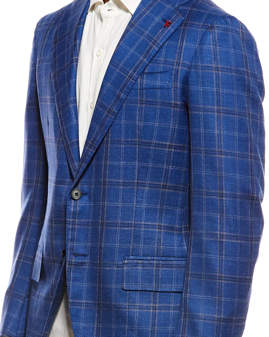 Isaia Isaia Wool, Silk, & Linen-Blend Blazer