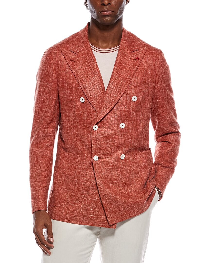 Isaia Isaia Wool, Silk, & Linen-Blend Blazer