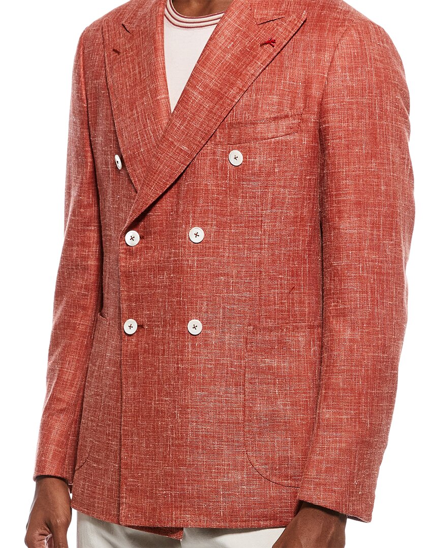 Isaia Isaia Wool, Silk, & Linen-Blend Blazer