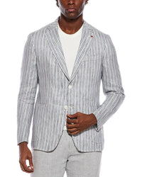 Isaia Isaia Linen & Silk-Blend Jacket