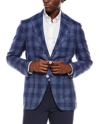 Isaia Isaia Wool, Silk, & Linen-Blend Jacket