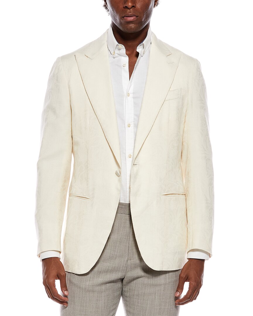 Isaia Isaia Wool Textured Blazer