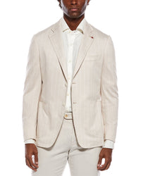 Isaia Isaia Linen-Blend Jacket