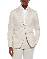 Isaia Isaia Linen-Blend Jacket