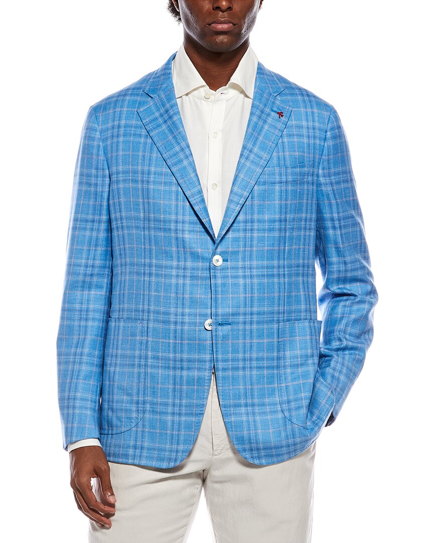 Isaia Isaia Wool, Silk, & Linen-Blend Blazer