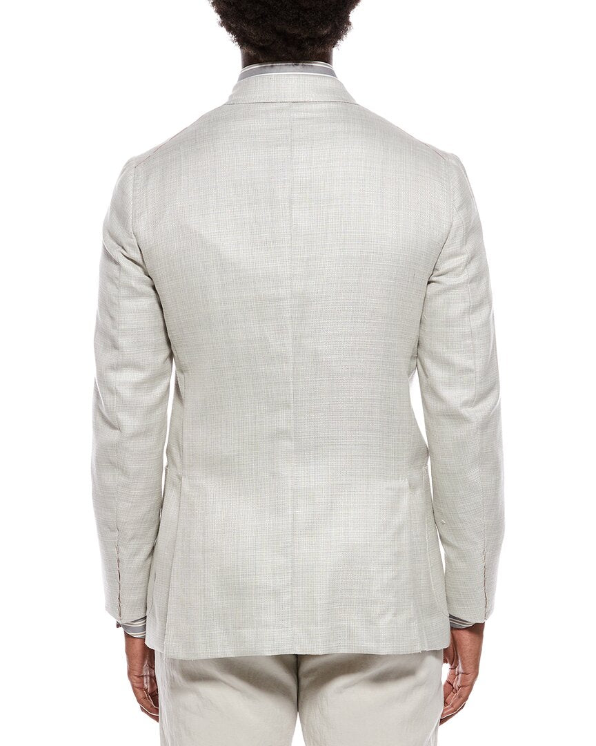 Isaia Isaia Wool, Silk, & Linen-Blend Blazer