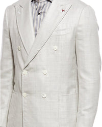 Isaia Isaia Wool, Silk, & Linen-Blend Blazer