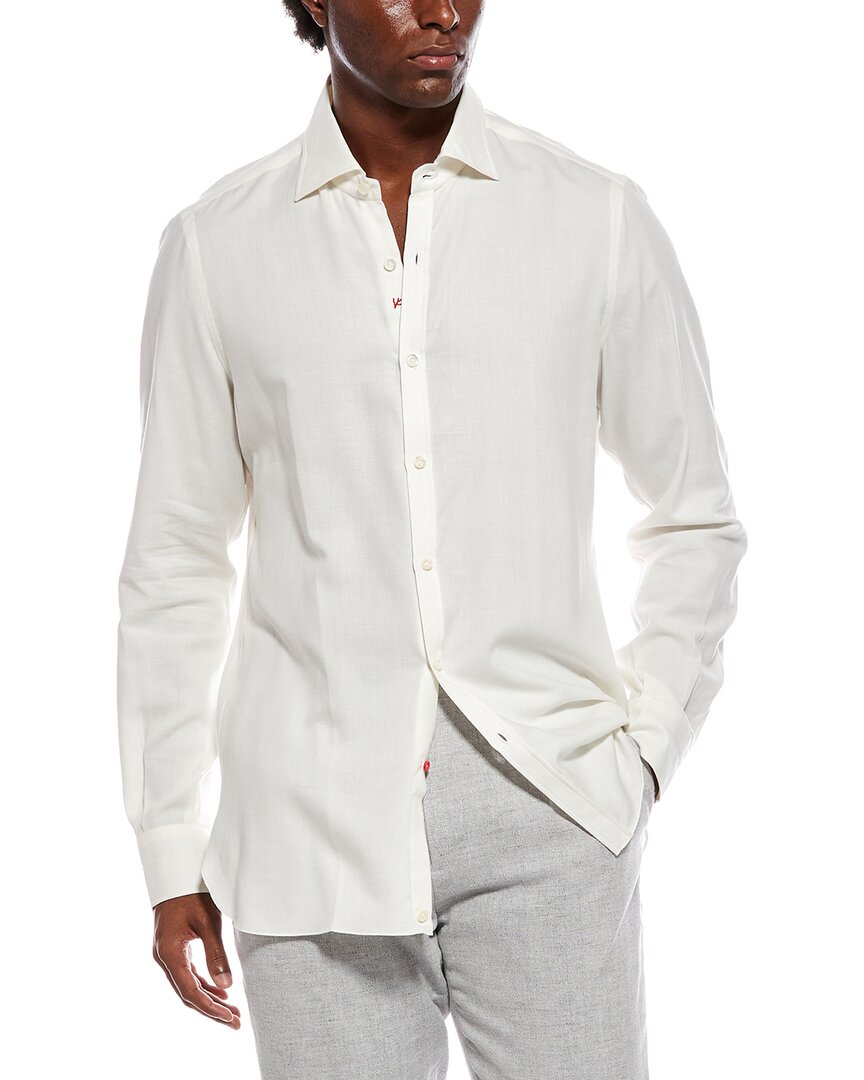Isaia Isaia Cashmere-Blend Sport Shirt