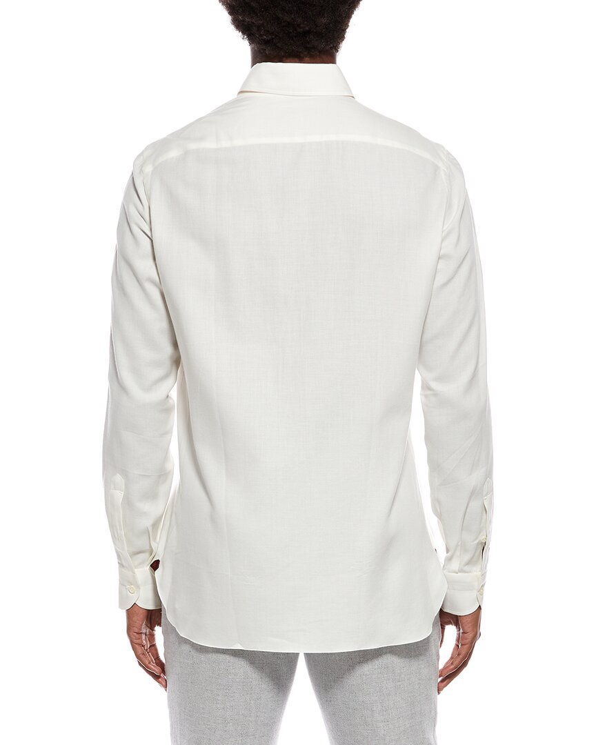 Isaia Isaia Cashmere-Blend Sport Shirt