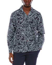 Isaia Isaia Silk-Blend Sport Shirt