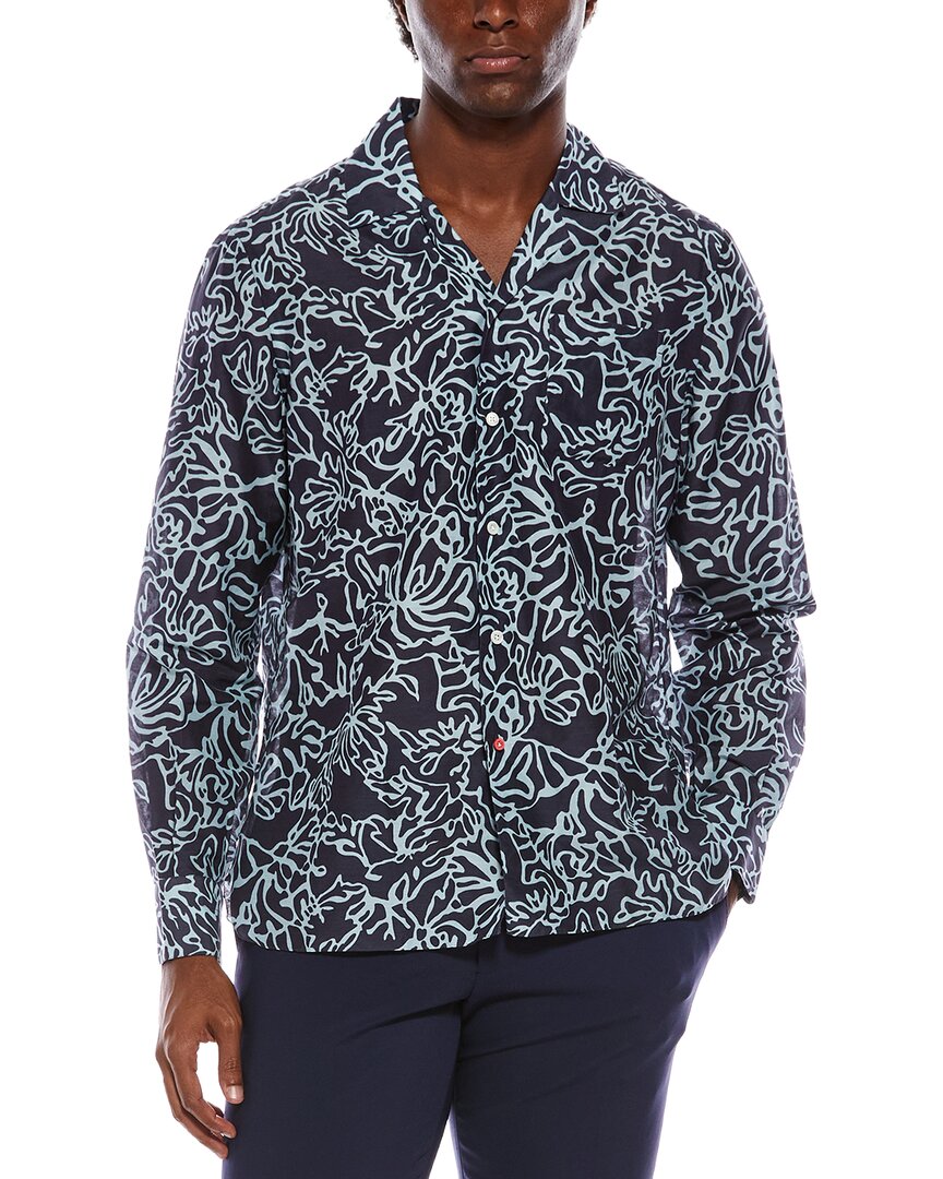 Isaia Isaia Silk-Blend Sport Shirt