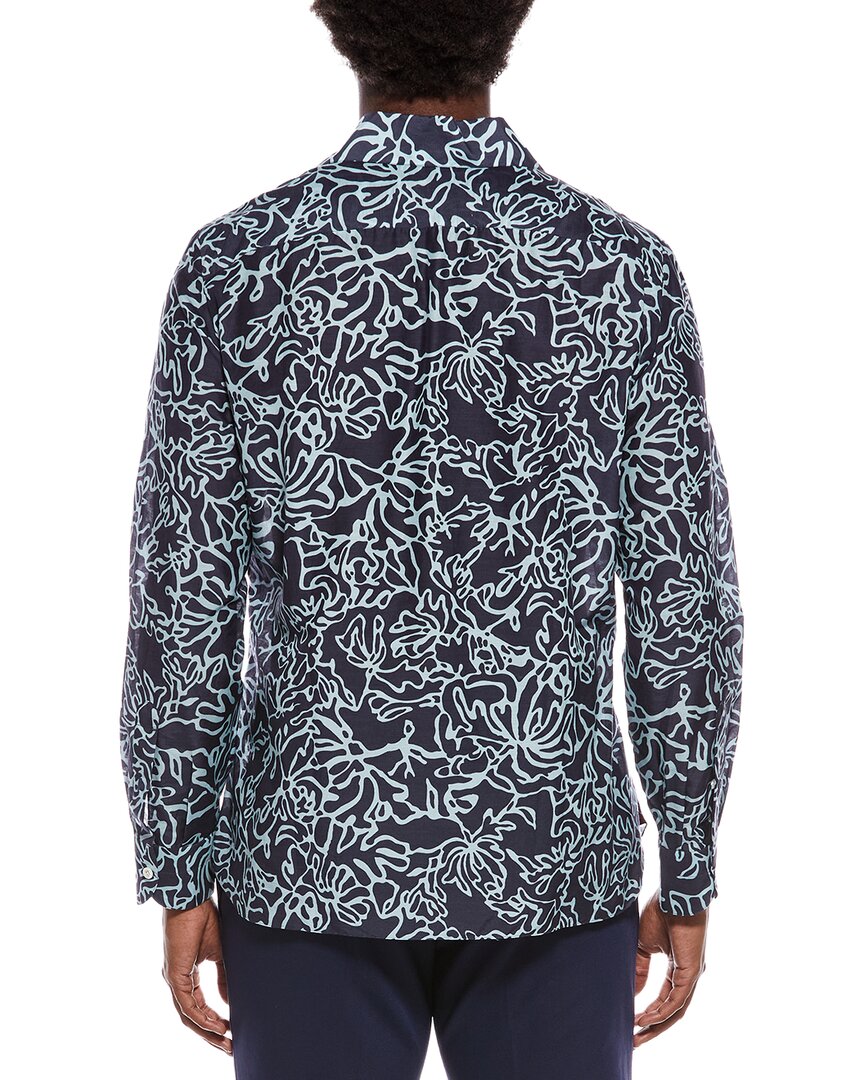 Isaia Isaia Silk-Blend Sport Shirt
