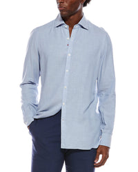 Isaia Isaia Cashmere-Blend Sport Shirt