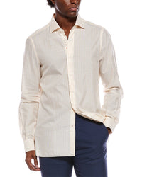 Isaia Isaia Linen-Blend Shirt
