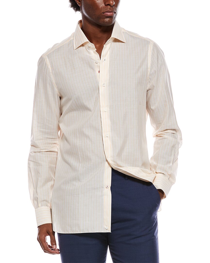 Isaia Isaia Linen-Blend Shirt