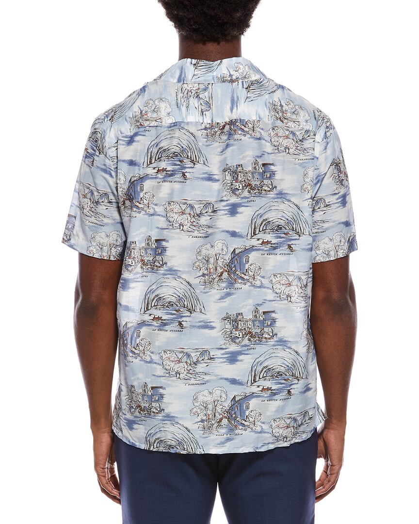 Isaia Isaia Silk-Blend Sport Shirt