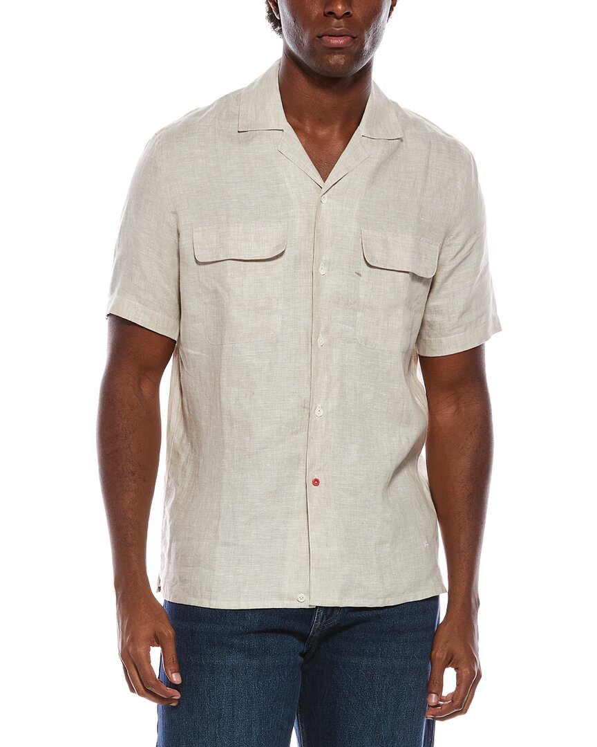 Isaia Isaia Linen Sport Shirt