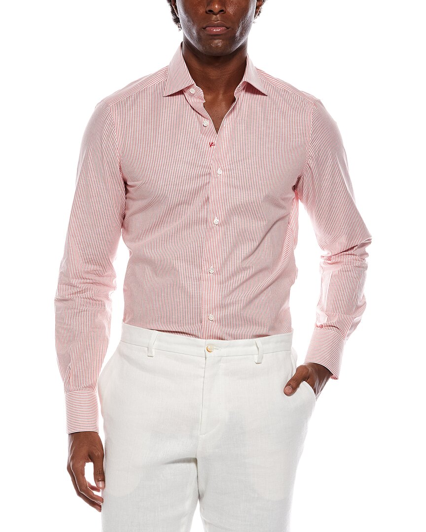 Isaia Linen-Blend Shirt