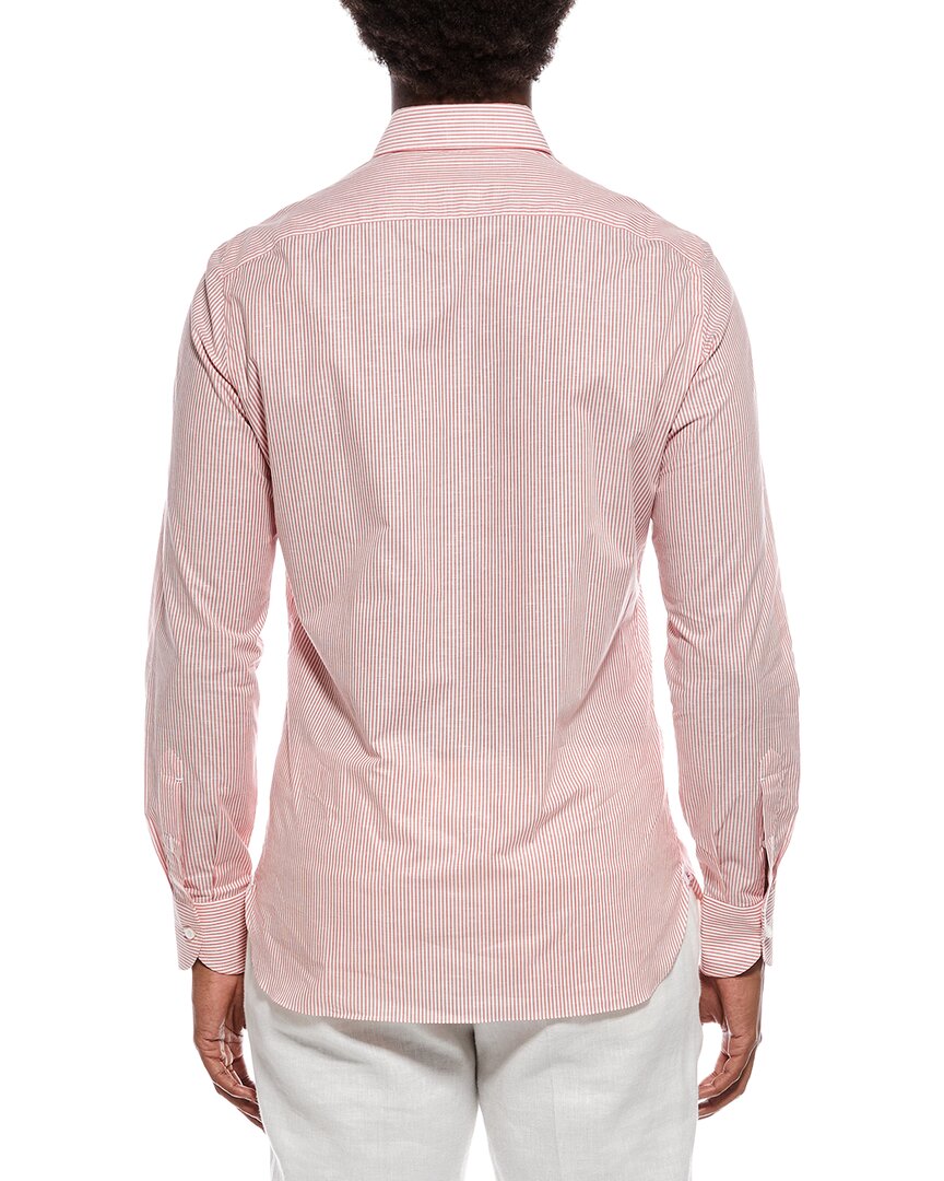 Isaia Linen-Blend Shirt