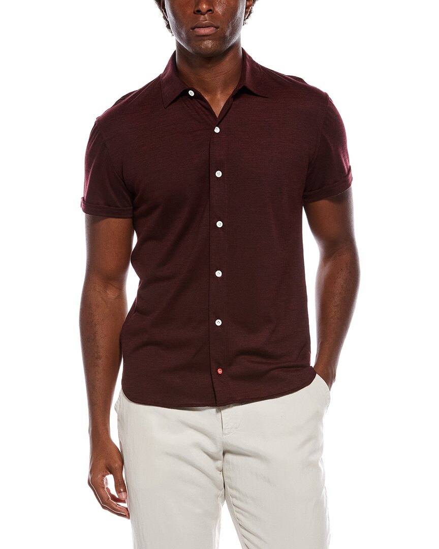 Isaia Isaia Wool Sport Shirt