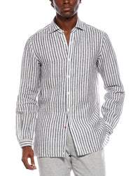 Isaia Isaia Linen Sport Shirt