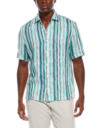 Isaia Isaia Linen Sport Shirt