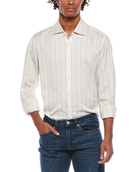 Isaia Isaia Silk-Blend Sport Shirt