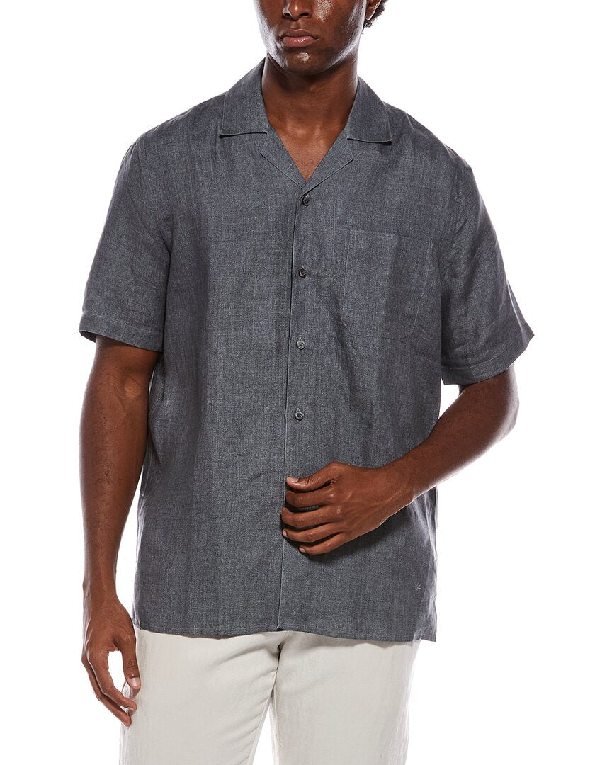 Isaia Isaia Linen Sport Shirt