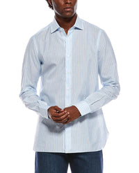 Isaia Isaia Linen-Blend Shirt