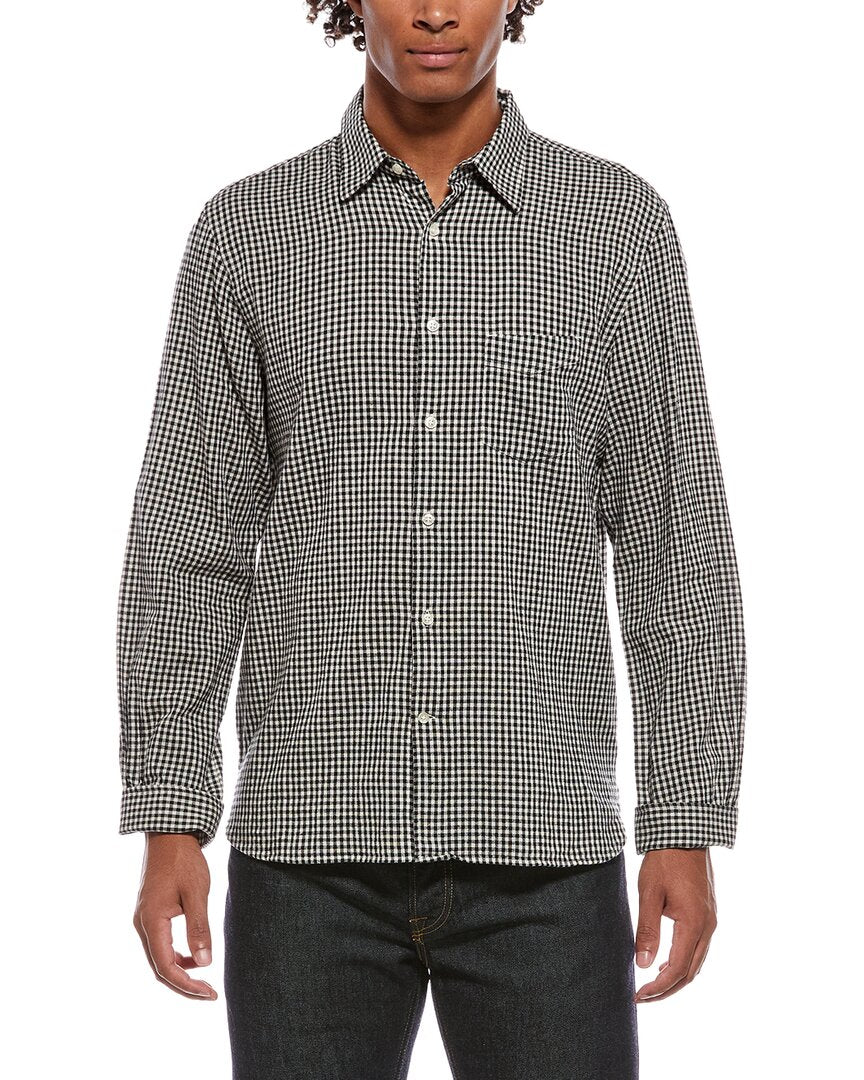 Officine Générale Officine Generale Benoit Linen-Blend Shirt