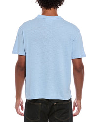 Officine Générale Officine Générale Simon Linen-Blend Polo Shirt
