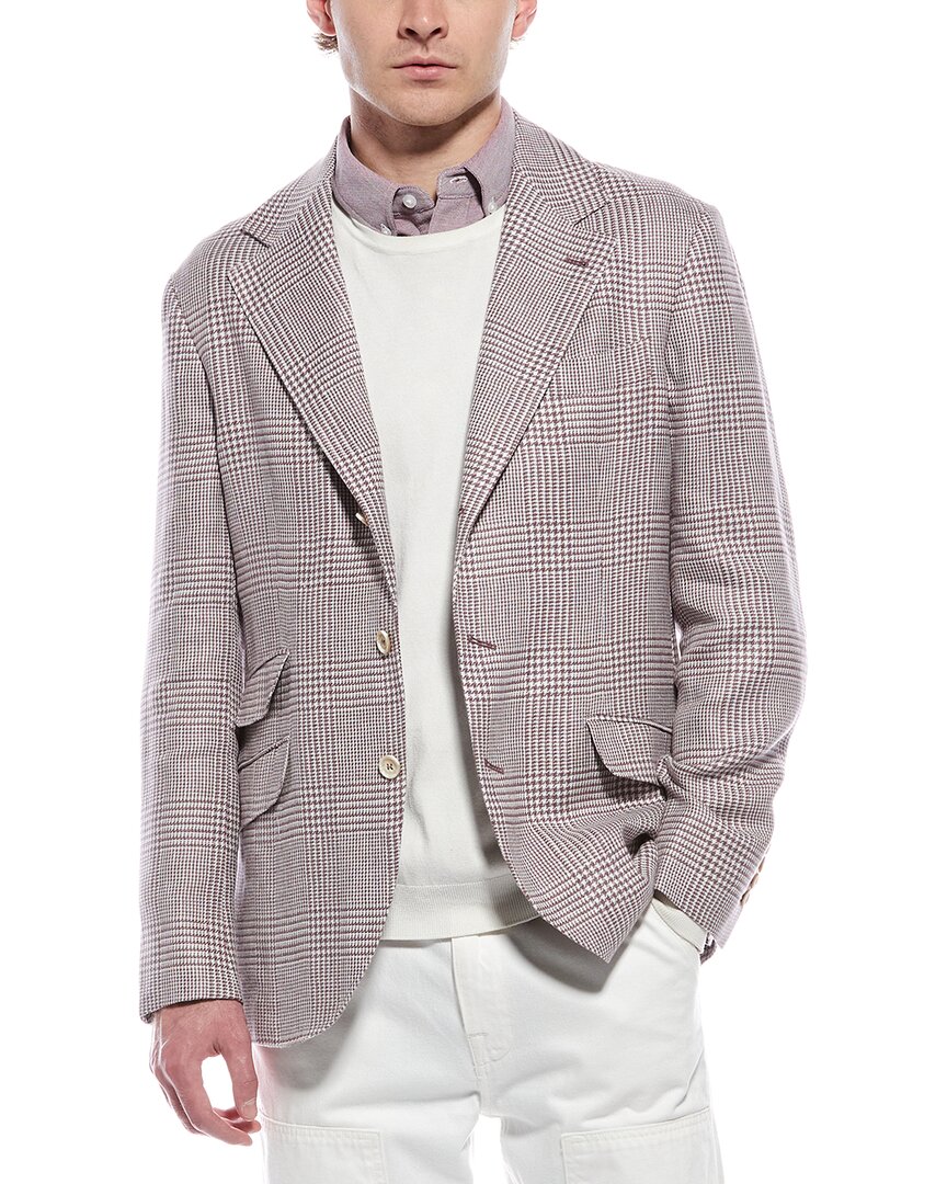 Brunello Cucinelli Brunello Cucinelli Linen & Wool-Blend Blazer
