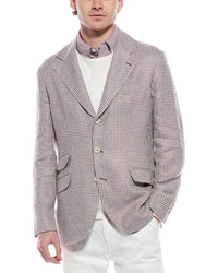 Brunello Cucinelli Brunello Cucinelli Linen & Wool-Blend Blazer