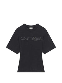COURREGES Courreges Women Printed Logo T-Shirt