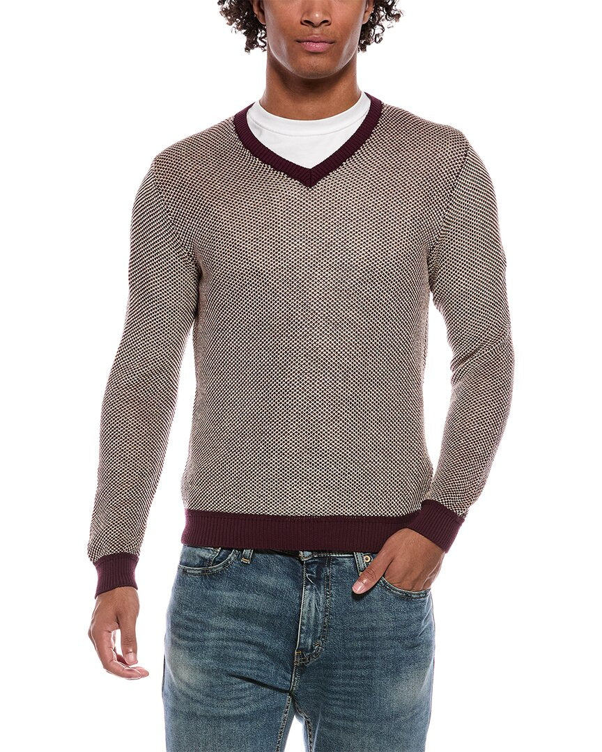 SLOWEAR Slowear Linen-Blend V-Neck Sweater