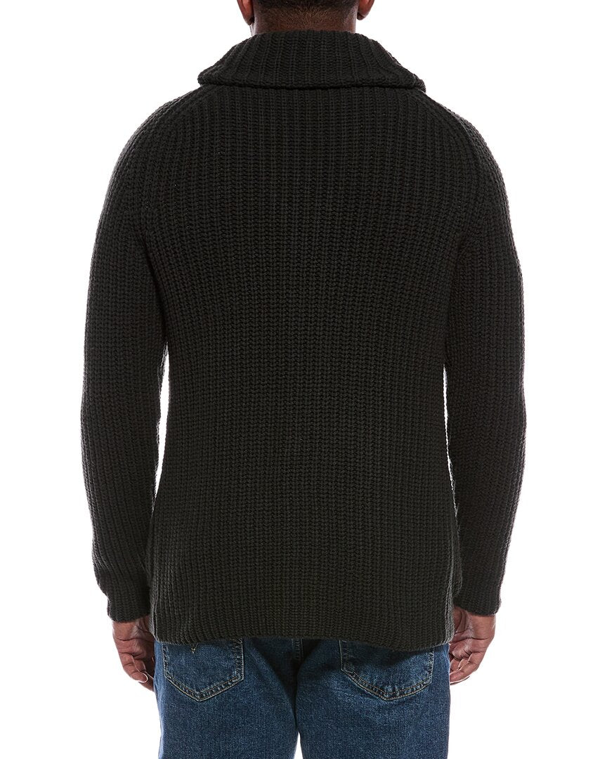 SLOWEAR Slowear Incotex Wool Bulky Shall Cardigan Sweater