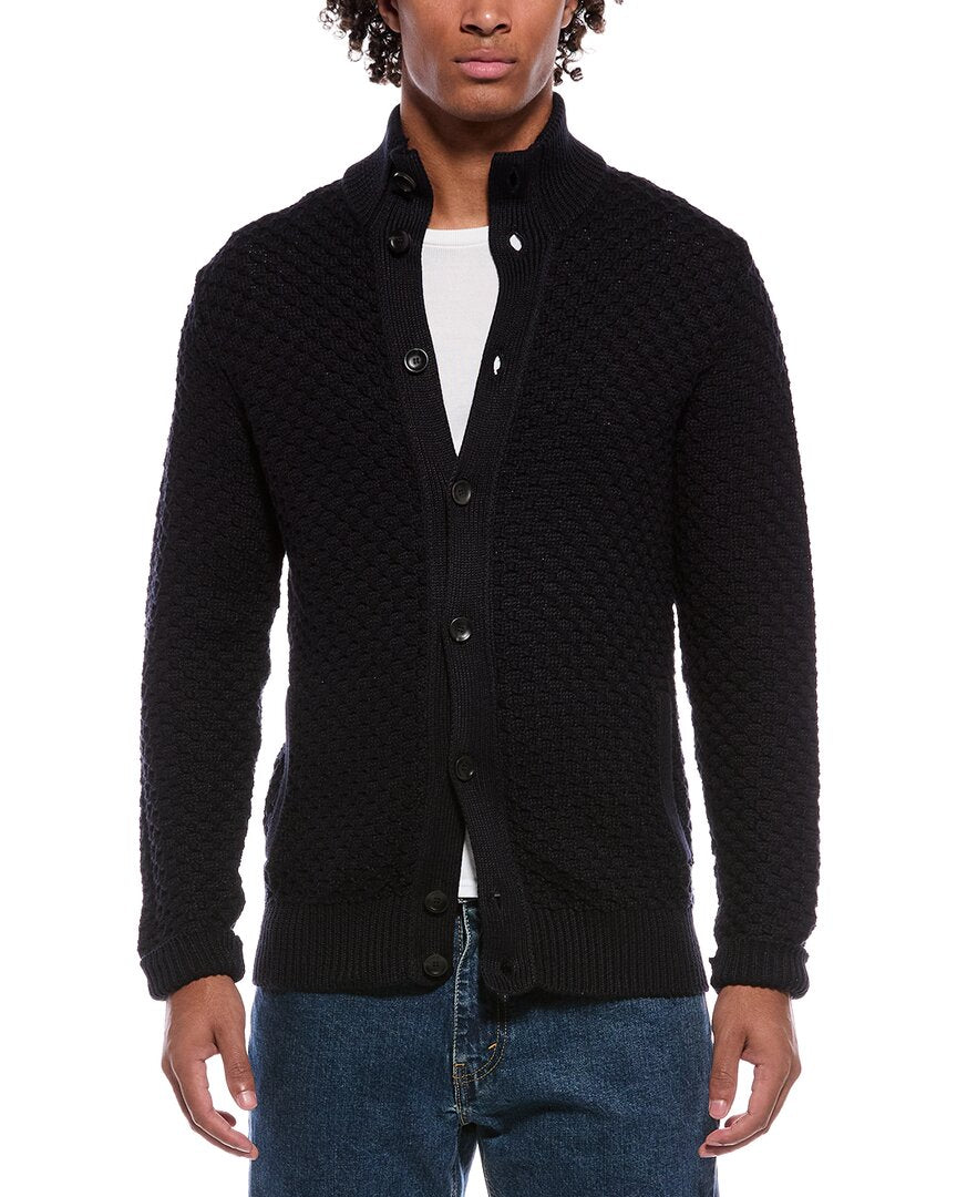 SLOWEAR Slowear Incotex Linen-Blend Cardigan Sweater