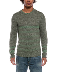 SLOWEAR Slowear Silk & Linen-Blend Stripe Crewneck Sweater