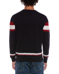 SLOWEAR Slowear Virgin Wool Stripe Crewneck Sweater