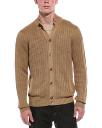 SLOWEAR Slowear Incotex Linen-Blend Cardigan Sweater