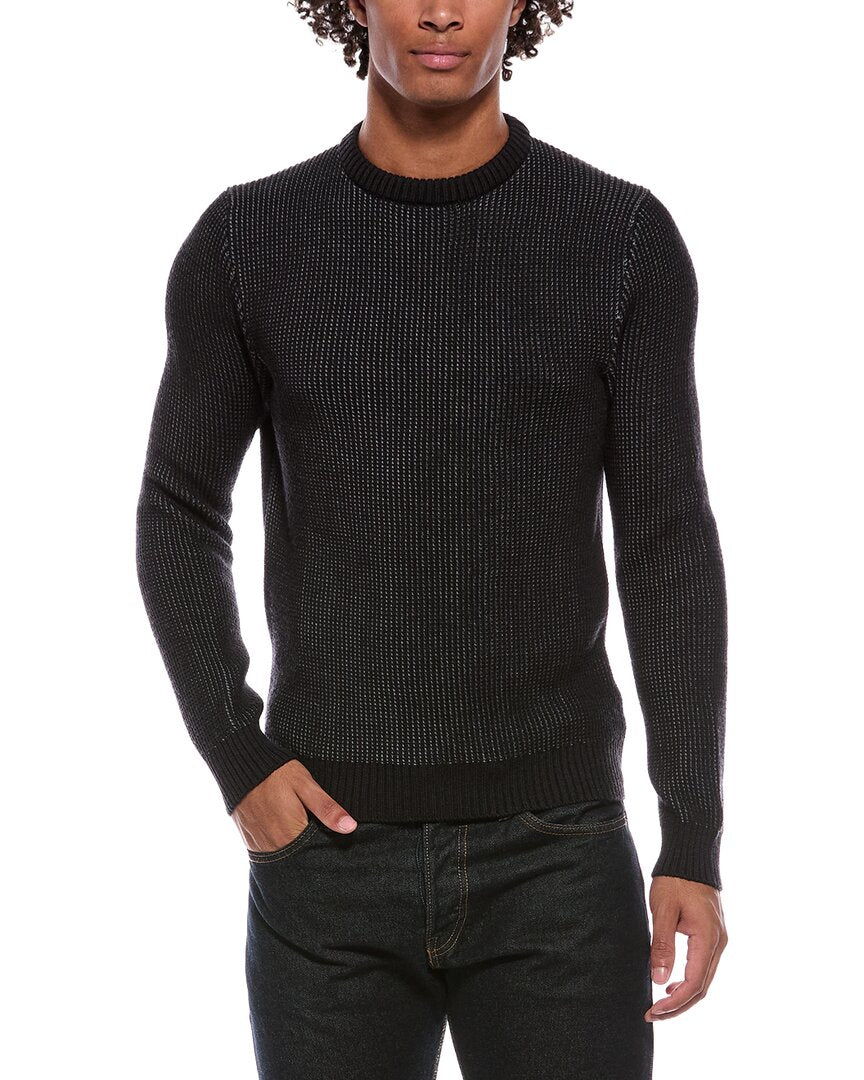 Slowear Wool-Blend Ribbed Crewneck Sweater