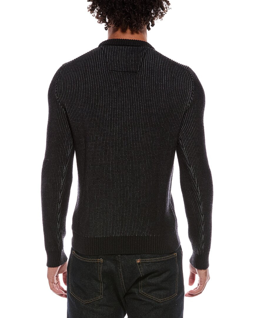 Slowear Wool-Blend Ribbed Crewneck Sweater