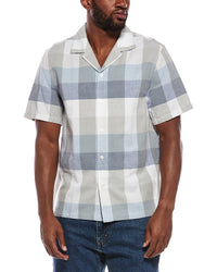 Madewell Short Sleeve Button Up Linen-Blend Shirt
