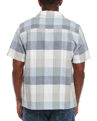 Madewell Short Sleeve Button Up Linen-Blend Shirt