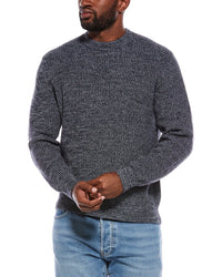 Madewell Marled Shaker Stitch Crewneck Sweater