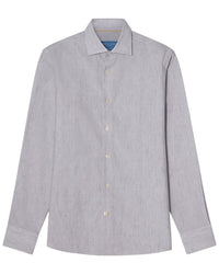 Robert Talbott Robert Talbott Reynolds Micro Stripe Linen-Blend Shirt